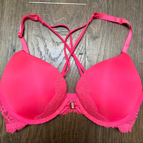 Pink La Senza Push Up Bra - Picture 2 of 7